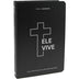 He Lives Bible - Black - NTLH - Normal Print - Hard Cover 